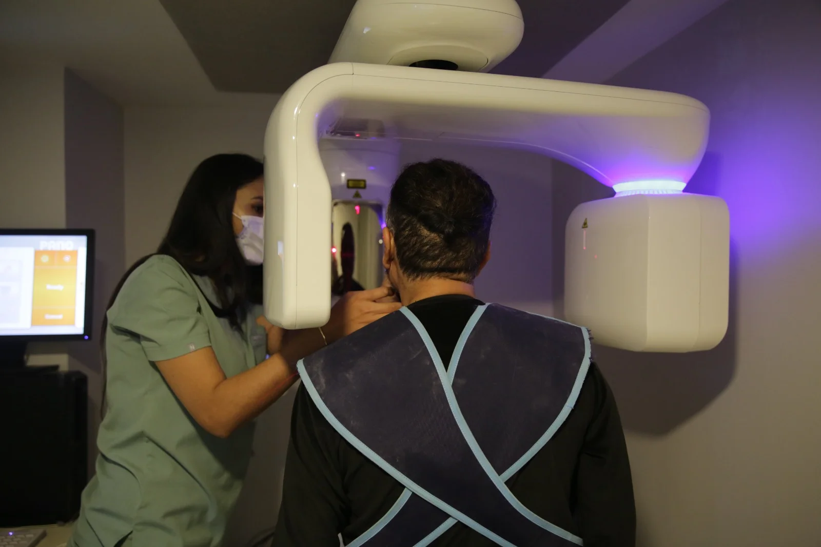 Porselen kron uygulaması sonrası